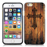 iPhone 8 7plus 6s cases wooden pattern